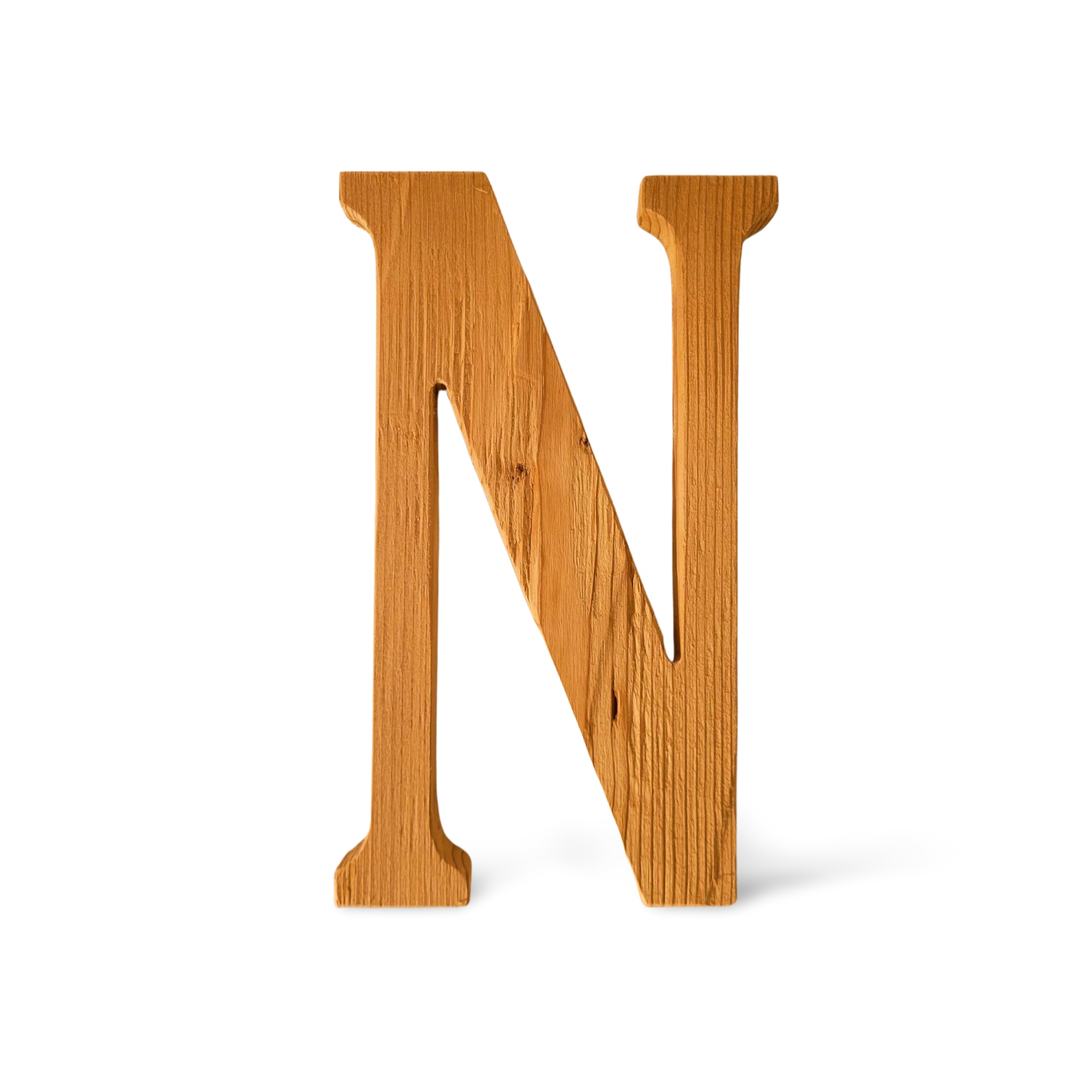 Buchstaben Altholz Design