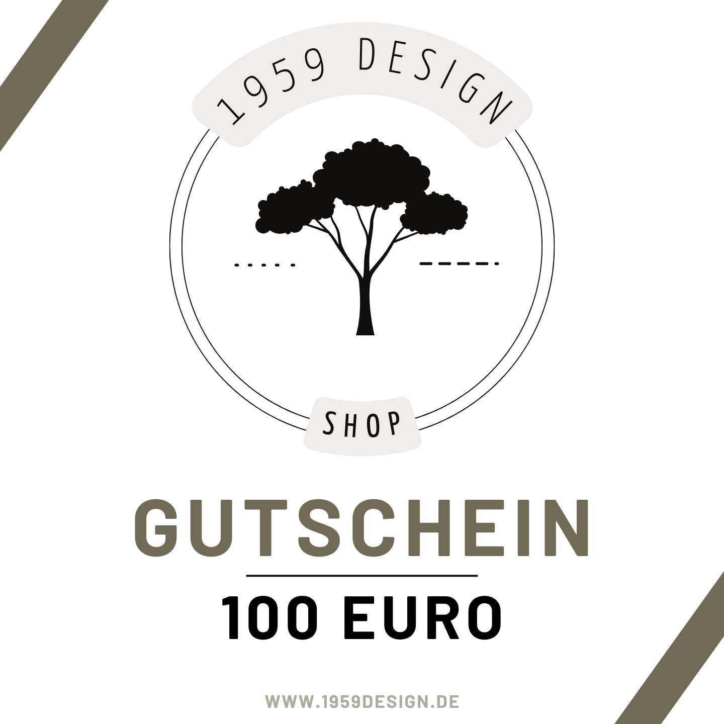 1959 Design - Geschenkgutschein