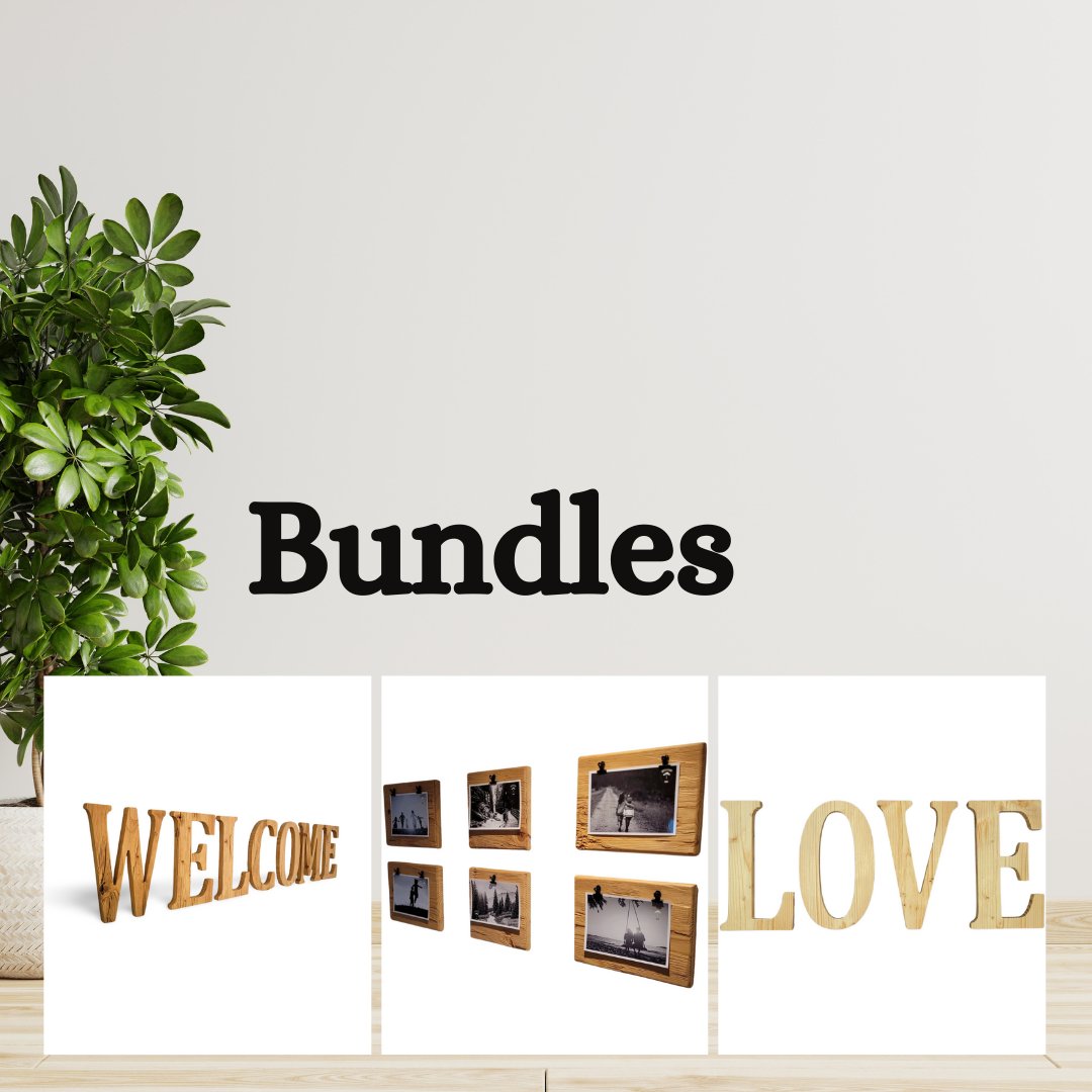 Spare mit Bundles | Altholz Deko | 1959 Design