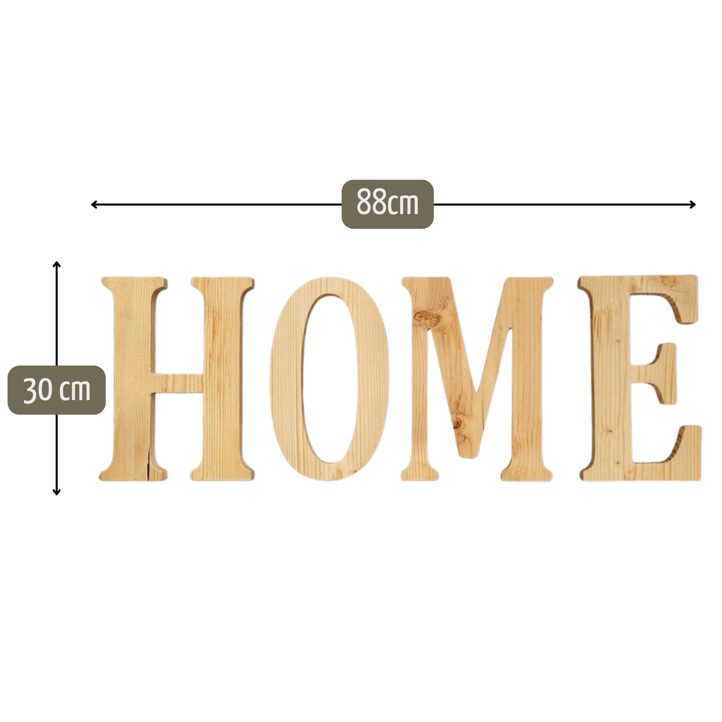 Buchstaben "HOME" Bundle