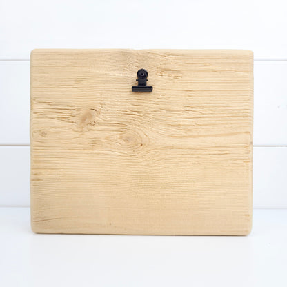 Wood Clipboard Photo Holder