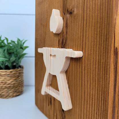 BBQ | Grill - Rustic Wooden Beam Sign