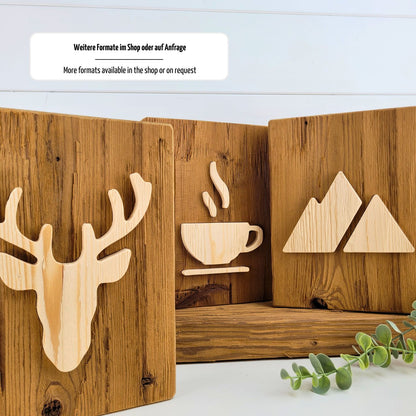 BBQ | Grill - Rustic Wooden Beam Sign