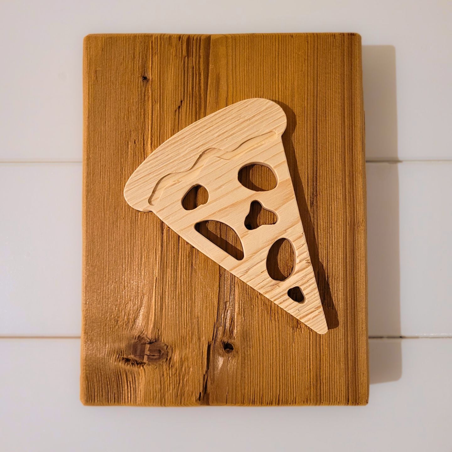 Pizza - Rustic Wooden Beam Sign