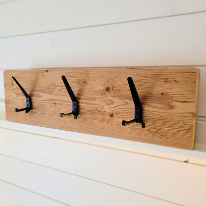 Garderobenleiste Altholz Design | Handtuchhalter | Diele | Flur | Wandgarderobe