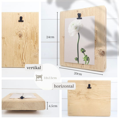Wood Clipboard Photo Holder
